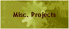 Misc. Projects